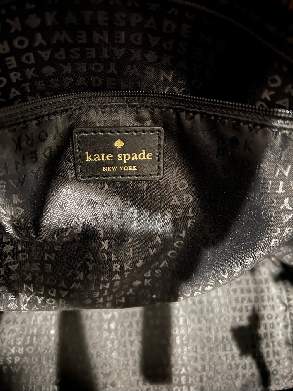 kate spade Black Leather Tote - Picture 5 of 12